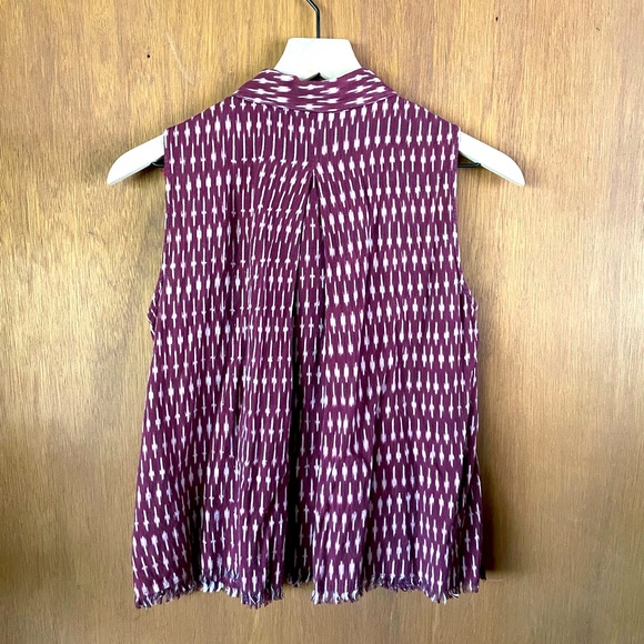 Madewell Ikat Button-Up Sleeveless Top - Picture 5 of 6